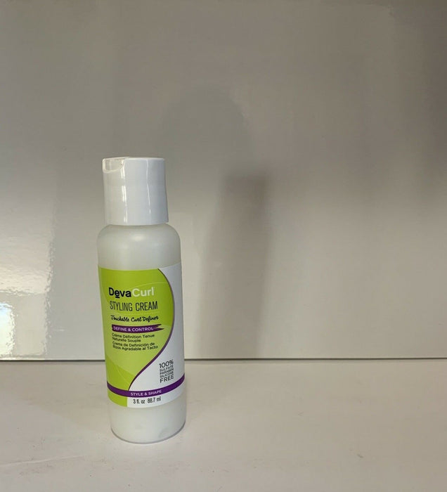 Deva Curl Styling Cream, Define and Control Travel Size 3 oz