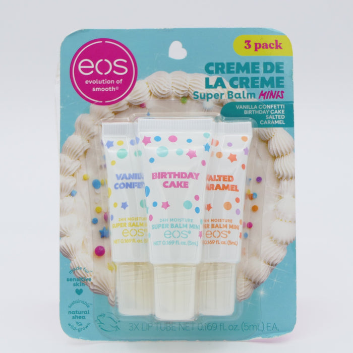 eos 24hrs Moisture Super Balm Minis - Creme de la Creme - 0.169 fl oz/3pk
