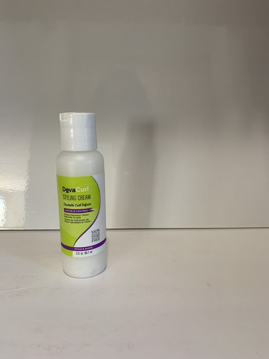Deva Curl Styling Cream, Define and Control Travel Size 3 oz
