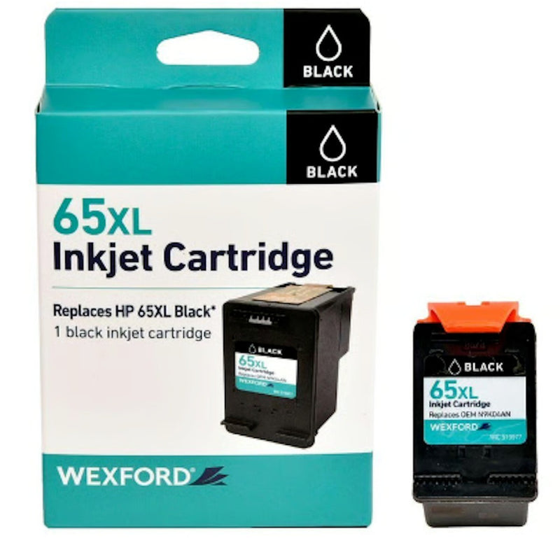 Wexford Inkjet Print Cartridge OEM N9K04AN 65XL Black