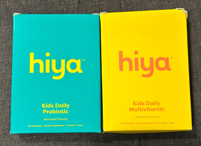 Hiya Kids Vitamin Bundle-Multivitamin, Probiotics, bonus