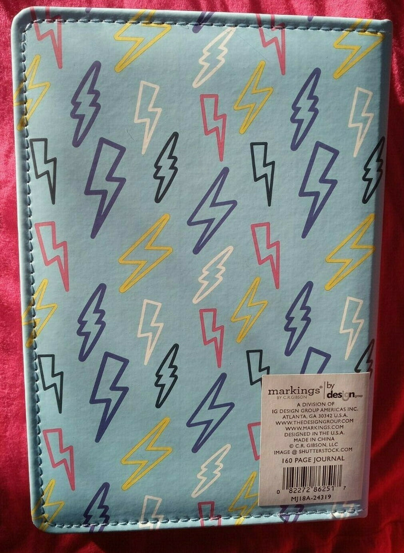 rare CR Gibson Ruled Journal, 160 Pages multicolor
