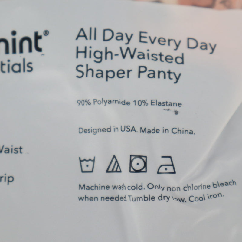 Shapermint Essentials All Day Every Day High Waisted Shaper Panty M/L Black