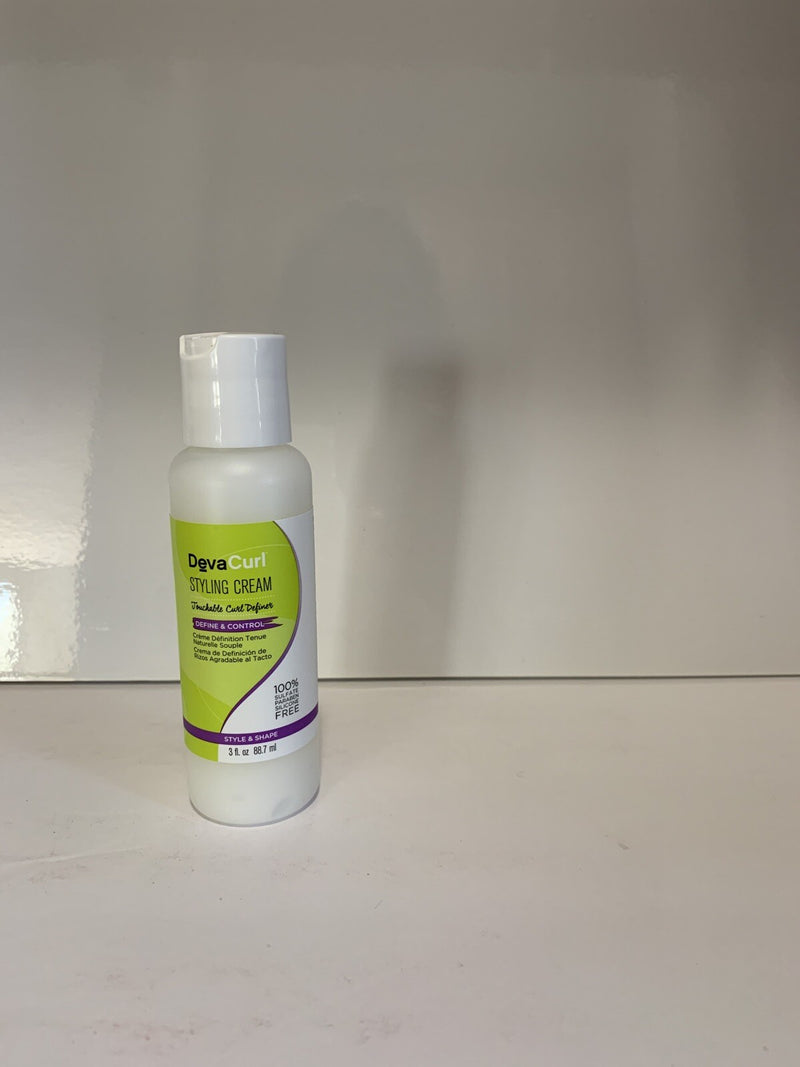 Deva Curl Styling Cream, Define and Control Travel Size 3 oz