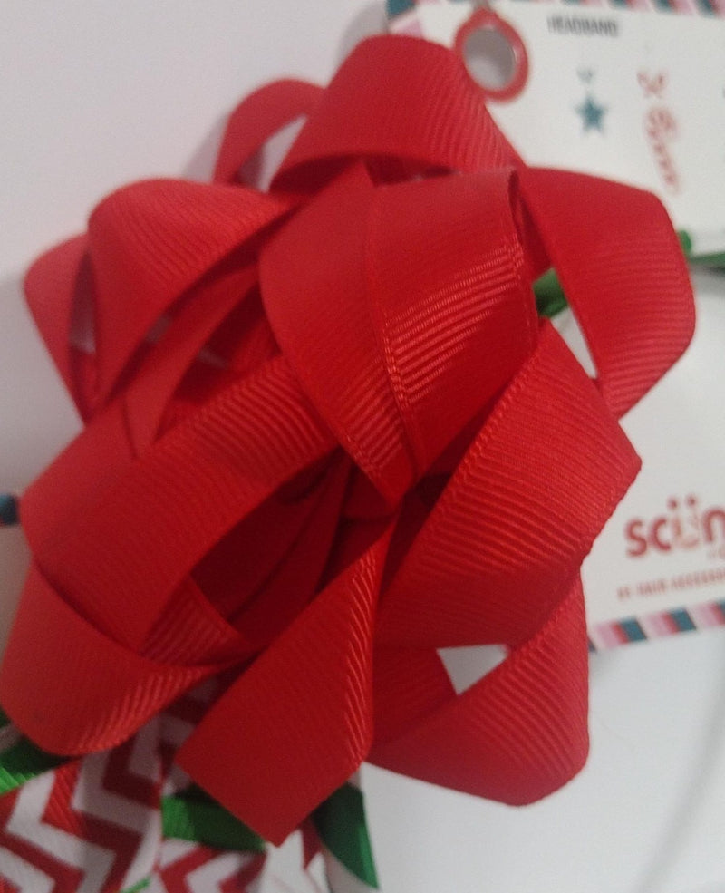 Scünci Headband And Ribbon Bow Salon Clips Accessories