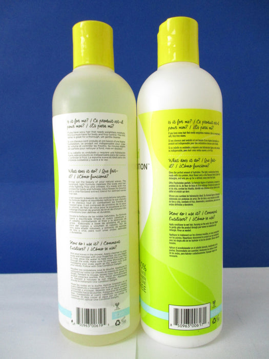 DevaCurl DELIGHT Low Poo Cleanser & One Condition Conditioner 12 oz ea SET