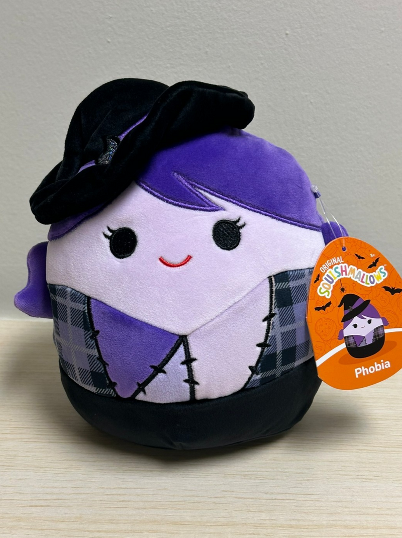 Squishmallows 8" Purple Witch with Patchwork Outfit Little Plush