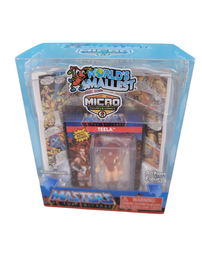 World's Smallest Micro Action Figure + Comic Book