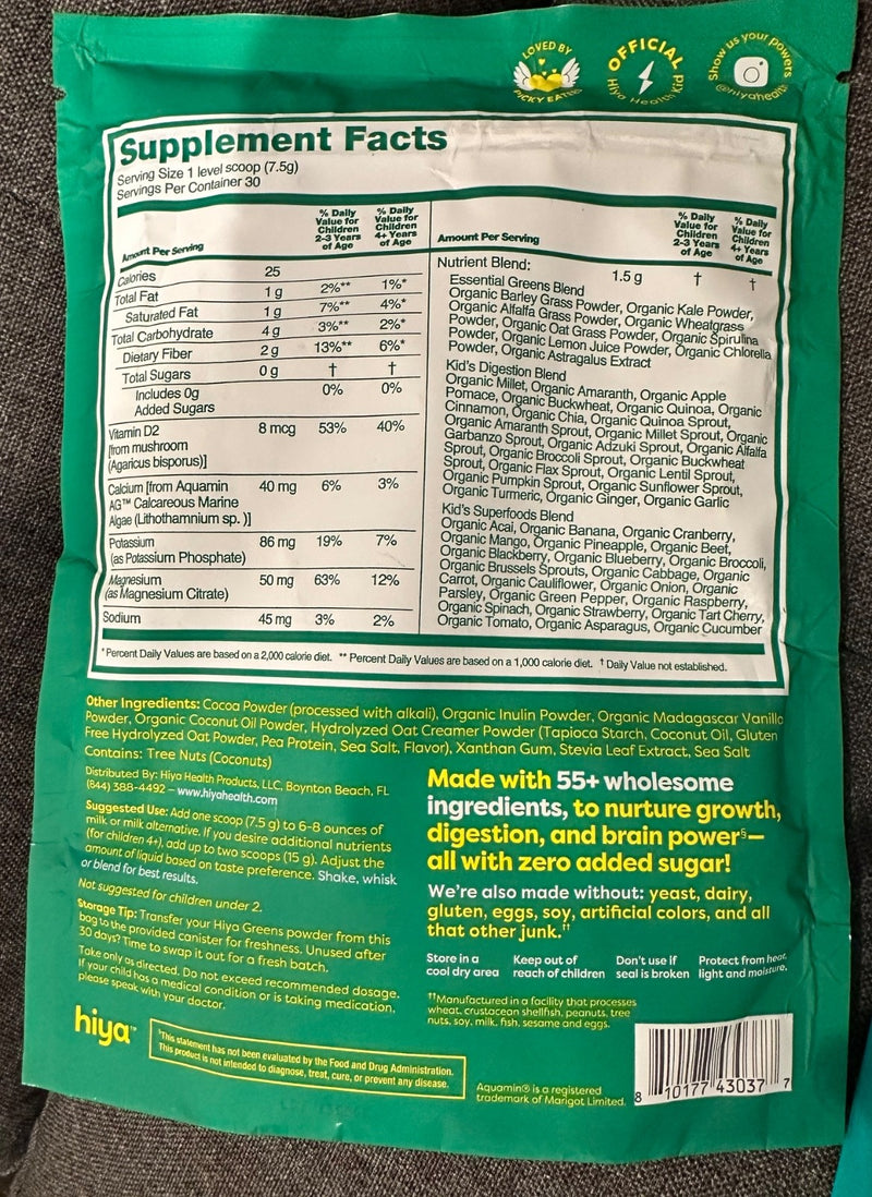 Hiya Health Kids Supplement Lot Multivitamin Probiotic Bedtime Superfoods + Cup