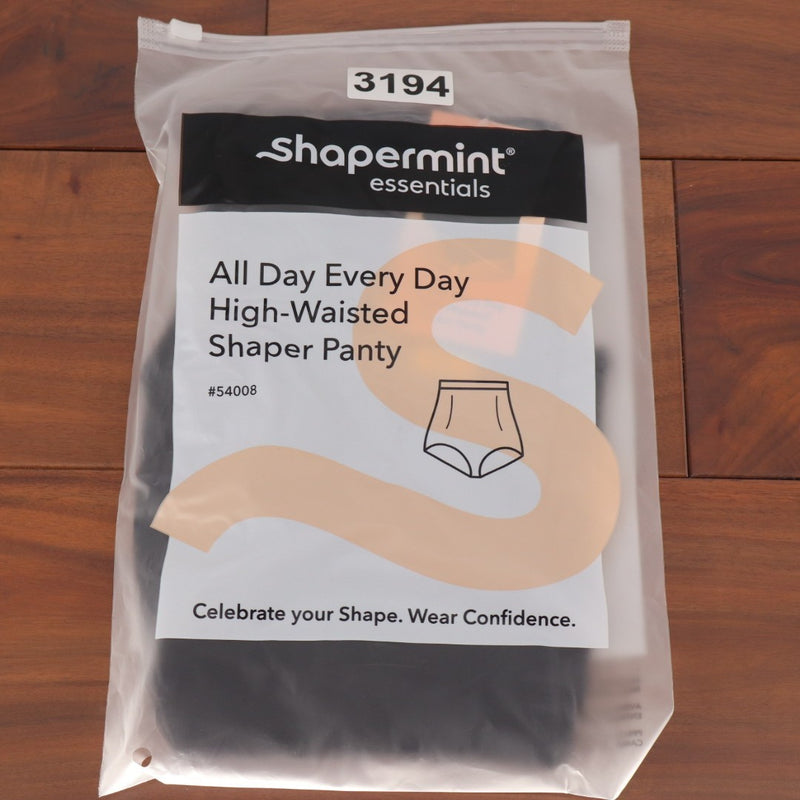 Shapermint Essentials All Day Every Day High Waisted Shaper Panty M/L Black