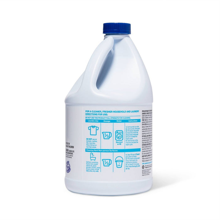 EPA Regular Bleach with Fabric Protection - 81 fl oz - Up&Up