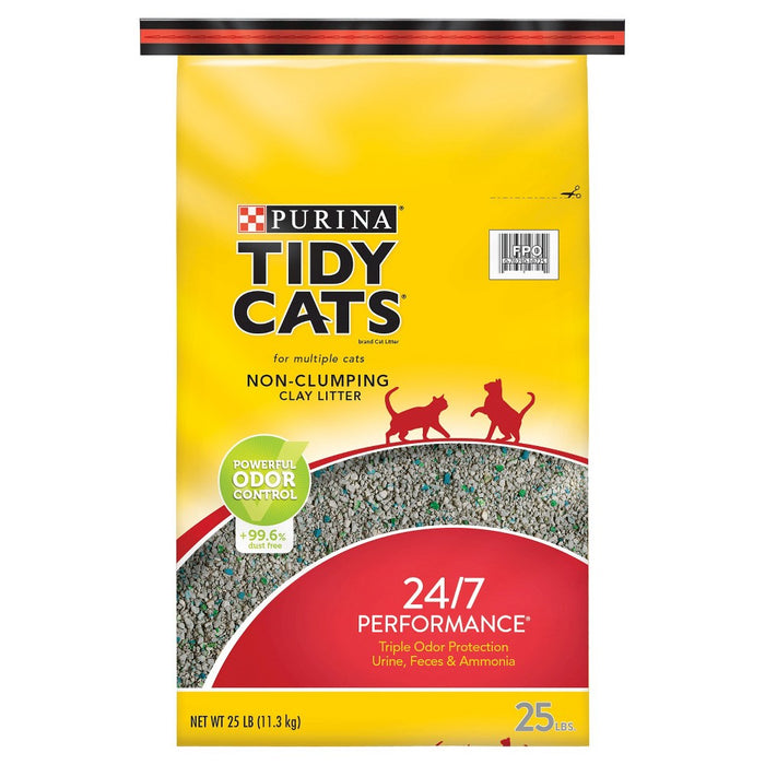 Purina Tidy Cats Non-Clumping 24/7 Performance Multiple Cats Litter - 25lbs (LOCAL PICKUP ONLY)