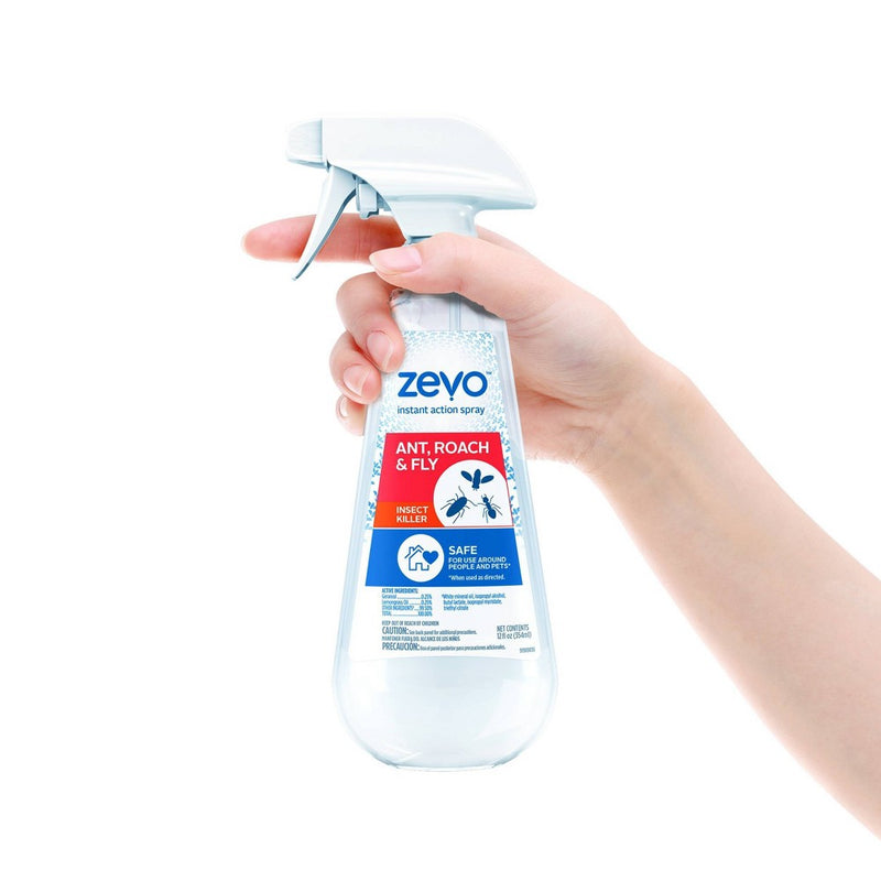 Zevo Ant Roach and Fly Insect Trigger Spray - 12oz