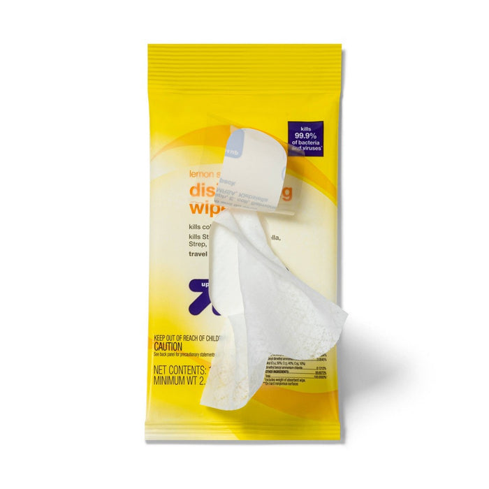Lemon Disinfecting Wipes - 10ct - Up&Up