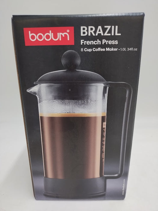 Bodum Brazil 8 Cup / 34oz French Press Coffee Maker - Black
