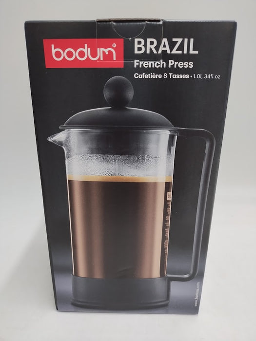 Bodum Brazil 8 Cup / 34oz French Press Coffee Maker - Black