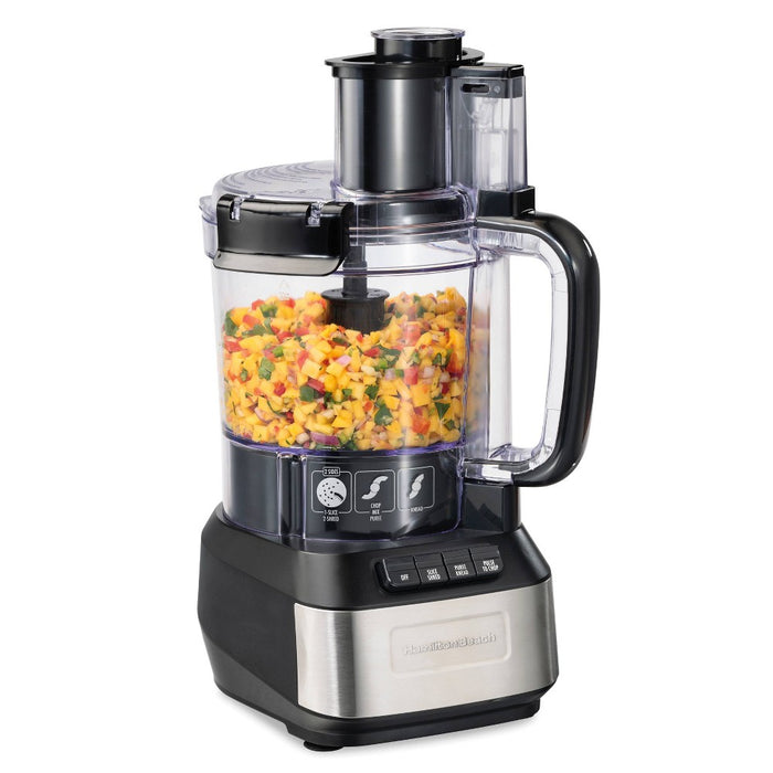 Hamilton Beach Stack and Snap 12 Cup Food Processor Black 70727
