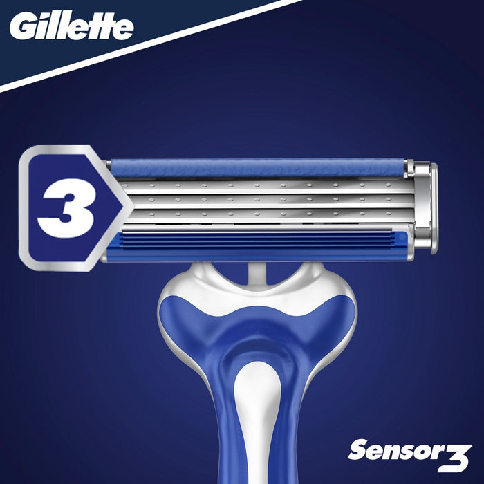 Gillette Sensor3 Men's Disposable Razors - 4ct