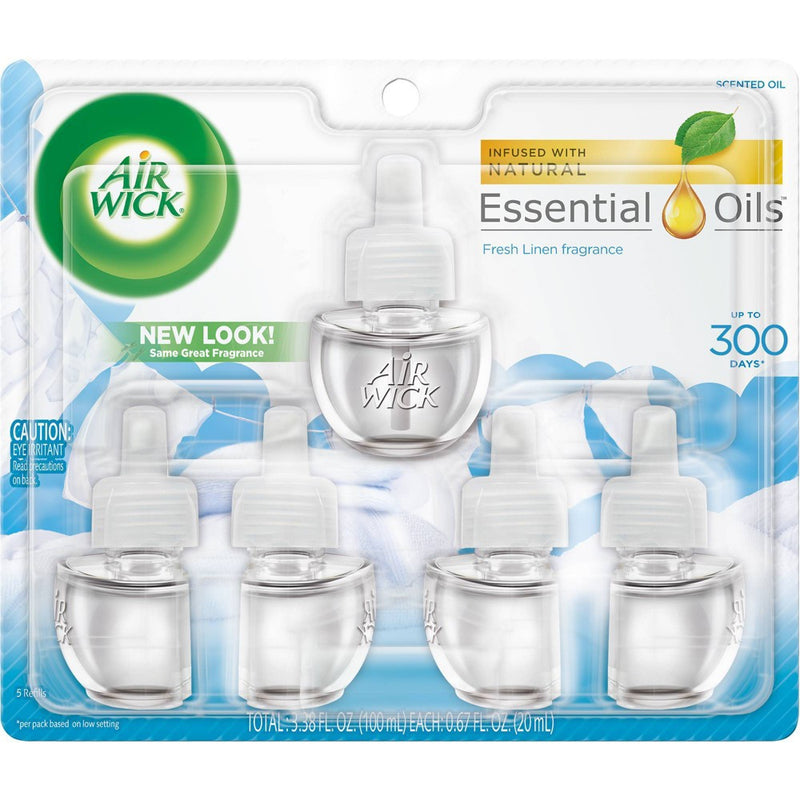 Air Wick Scented Oil Refills - Snuggle Fresh Linen - 5ct