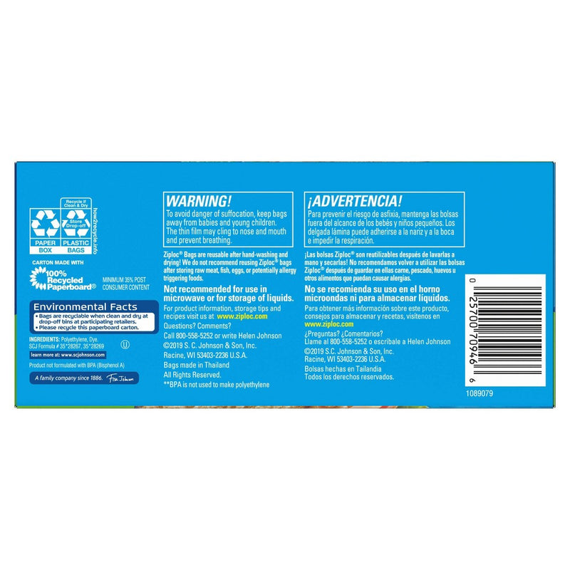Ziploc Seal Top Sandwich Bags - 280ct