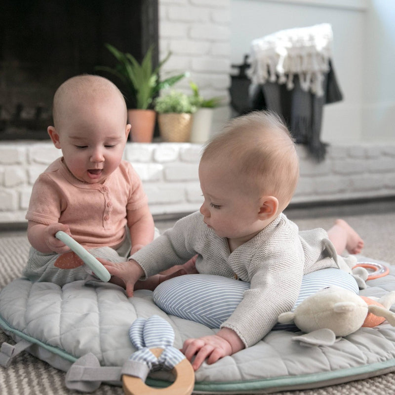 Ingenuity Cozy Spot Reversible Duvet Activity Gym With Wooden Toy Bar - Loamy (LOCAL PICKUP ONLY)