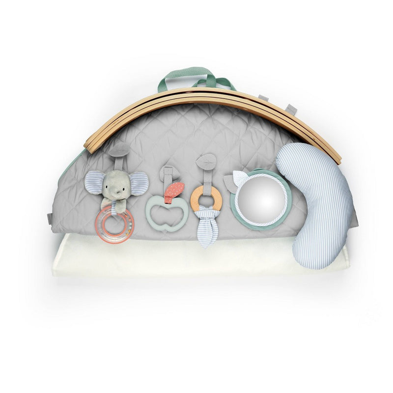 Ingenuity Cozy Spot Reversible Duvet Activity Gym With Wooden Toy Bar - Loamy (LOCAL PICKUP ONLY)