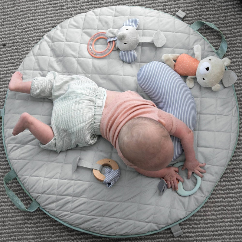 Ingenuity Cozy Spot Reversible Duvet Activity Gym With Wooden Toy Bar - Loamy (LOCAL PICKUP ONLY)