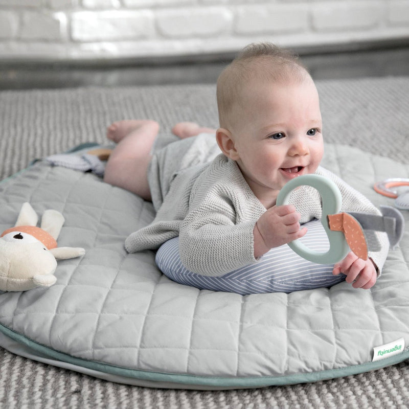 Ingenuity Cozy Spot Reversible Duvet Activity Gym With Wooden Toy Bar - Loamy (LOCAL PICKUP ONLY)