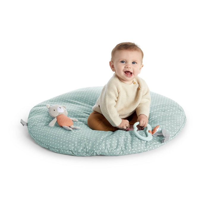 Ingenuity Cozy Spot Reversible Duvet Activity Gym With Wooden Toy Bar - Loamy (LOCAL PICKUP ONLY)