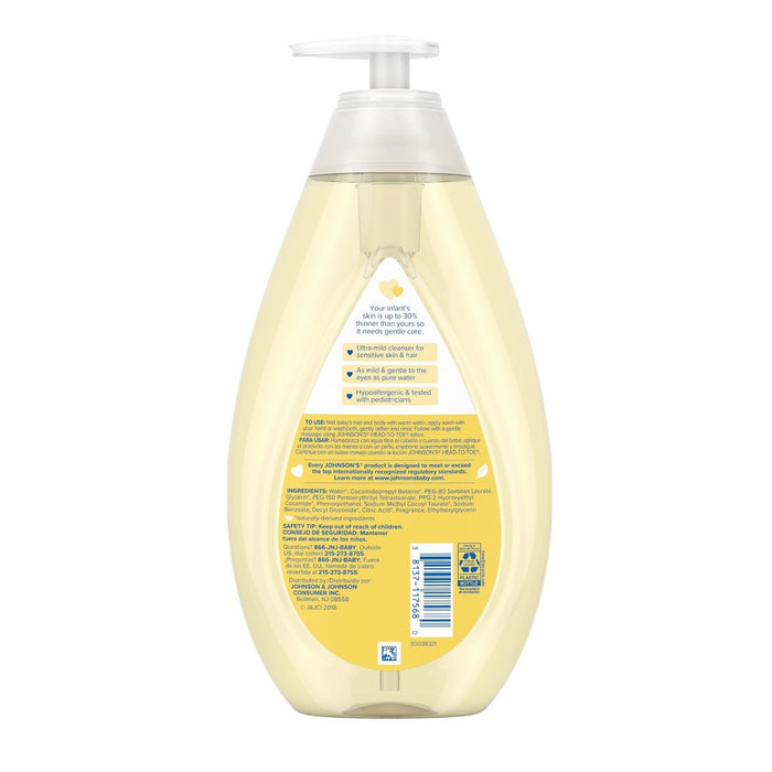 Johnson's Head-To-Toe Baby Wash and Shampoo - 27.1 fl oz