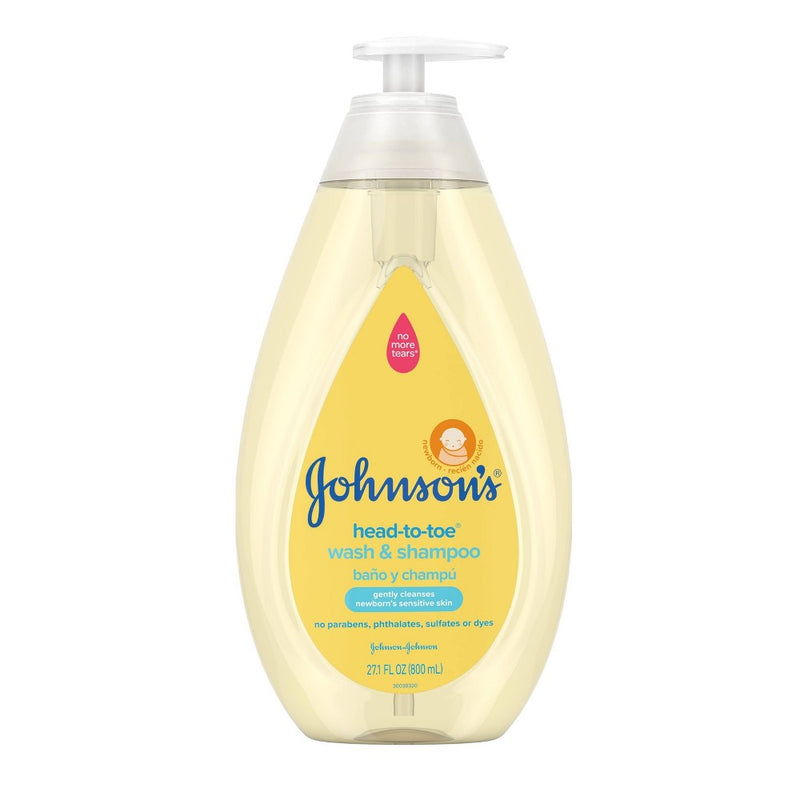 Johnson's Head-To-Toe Baby Wash and Shampoo - 27.1 fl oz