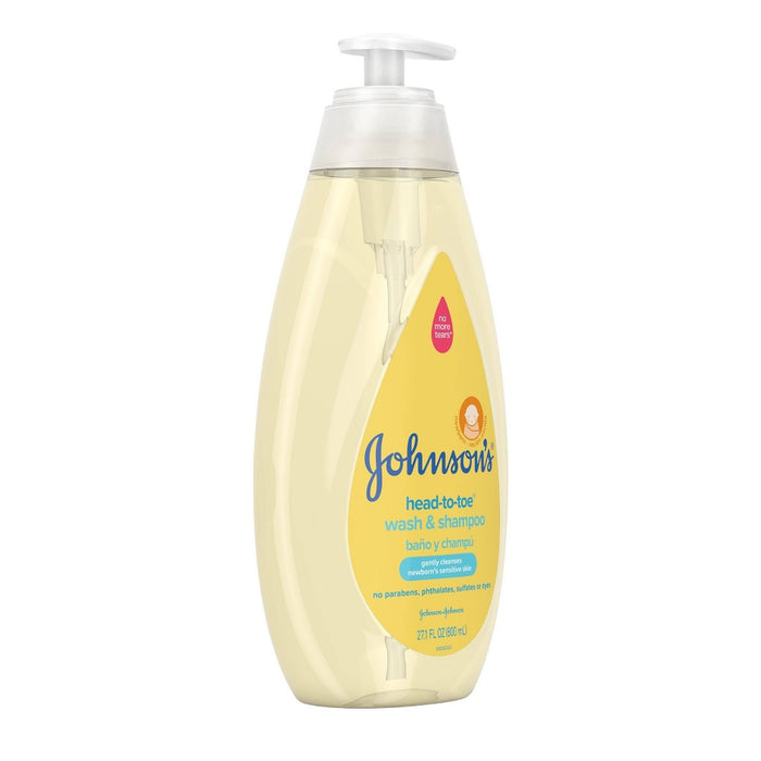 Johnson's Head-To-Toe Baby Wash and Shampoo - 27.1 fl oz