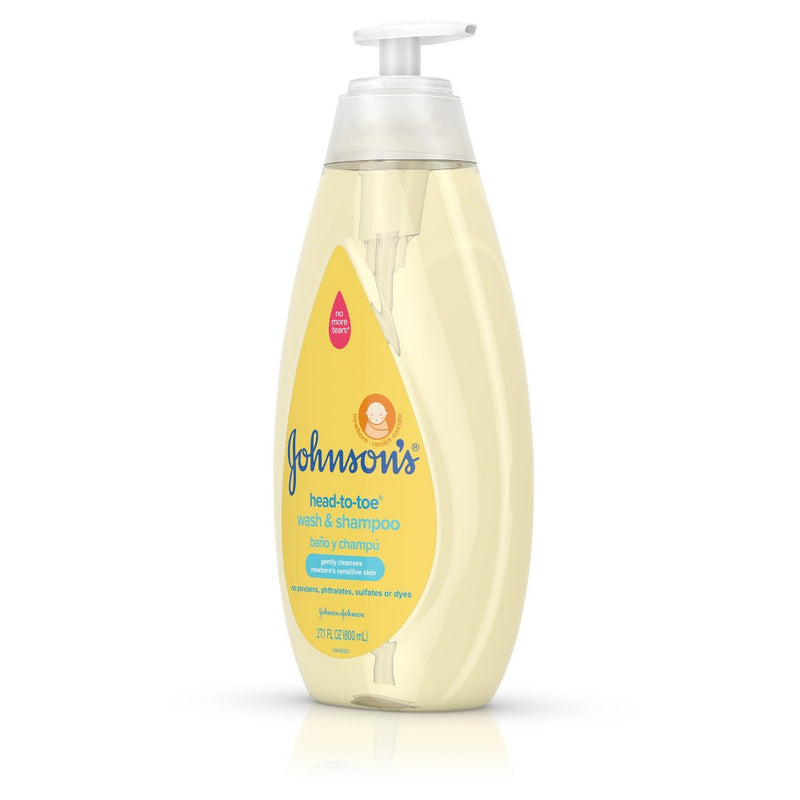 Johnson's Head-To-Toe Baby Wash and Shampoo - 27.1 fl oz