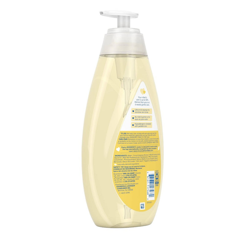 Johnson's Head-To-Toe Baby Wash and Shampoo - 27.1 fl oz