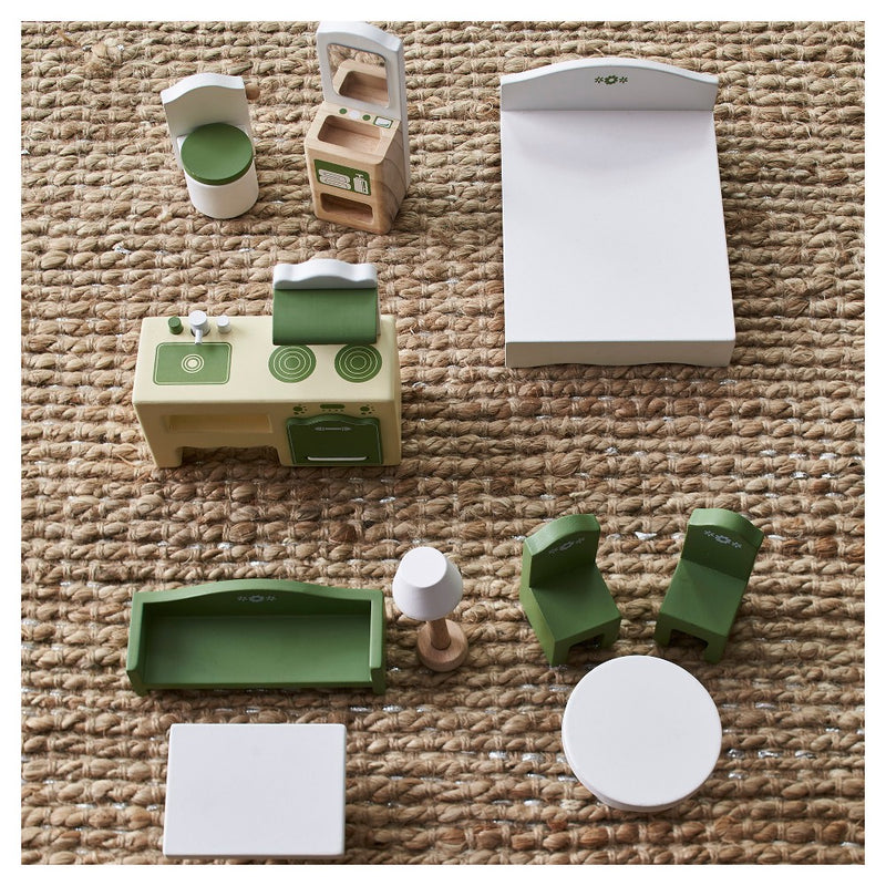 Wooden Dollhouse with Furniture - Hearth & Hand with Magnolia (LOCAL PICKUP ONLY)