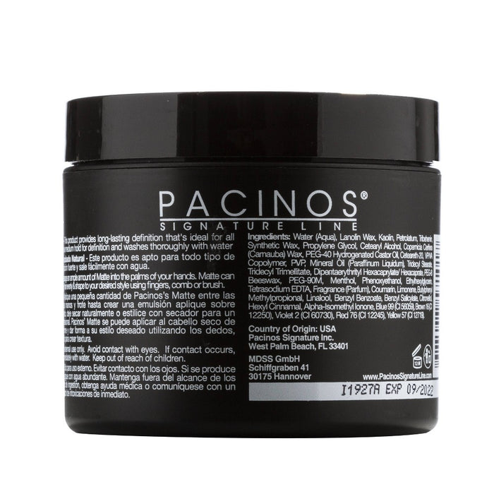 Pacinos Matte Styling Paste - 4 oz