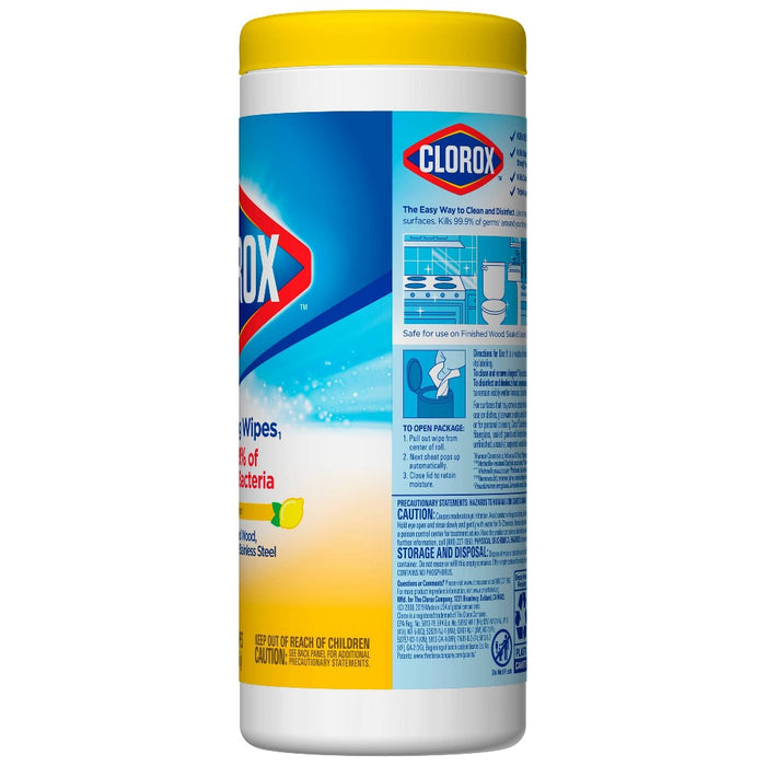 Clorox Disinfecting Wipes Bleach Free Cleaning Wipes - Crisp Lemon - 35ct