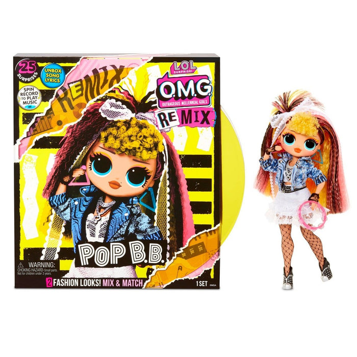 L.O.L. Surprise! O.M.G. Remix Pop B.B. Fashion Doll - 25 Surprises with Music