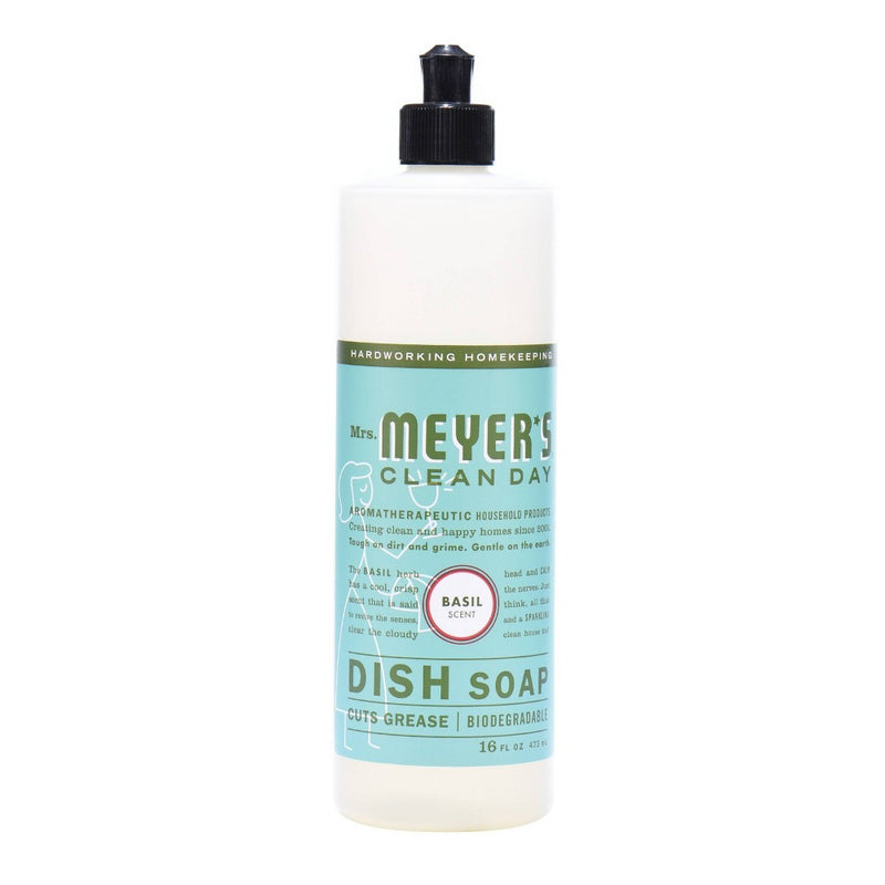 Mrs. Meyer's Clean Day Basil Scent Liquid Dish Soap - 16oz