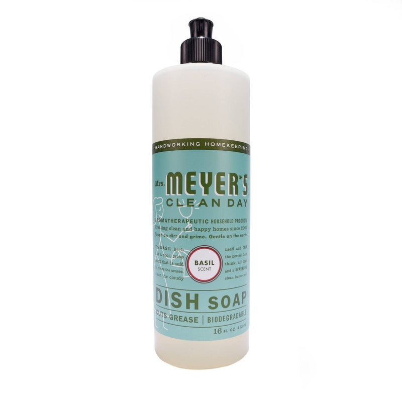 Mrs. Meyer's Clean Day Basil Scent Liquid Dish Soap - 16oz