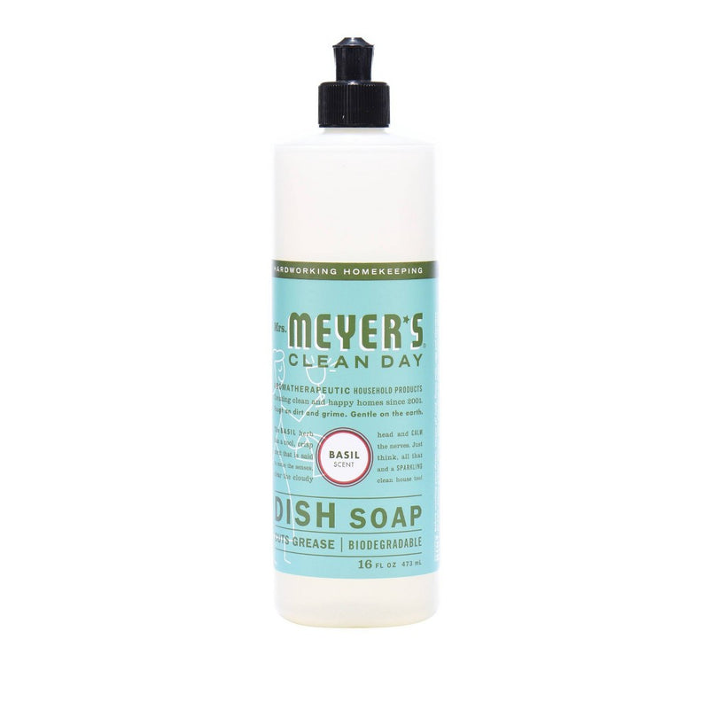 Mrs. Meyer's Clean Day Basil Scent Liquid Dish Soap - 16oz