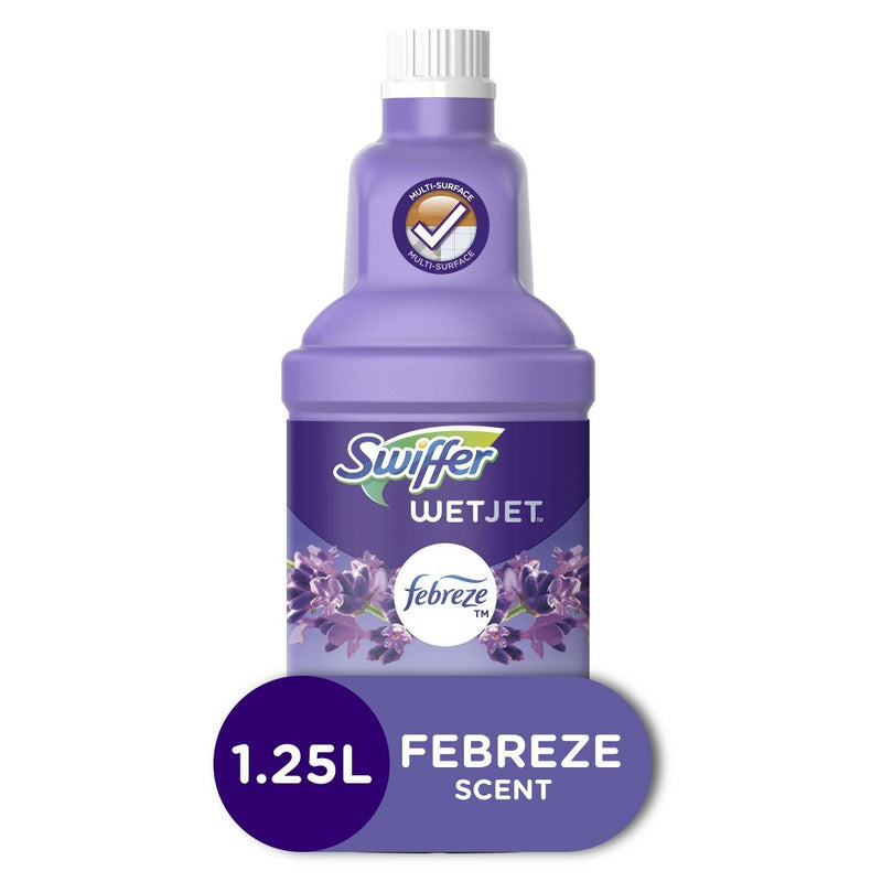 Swiffer WetJet Multi-Purpose and Hardwood Liquid Floor Cleaner Solution Refill - Lavender Vanilla & Comfort - 42.2 fl oz