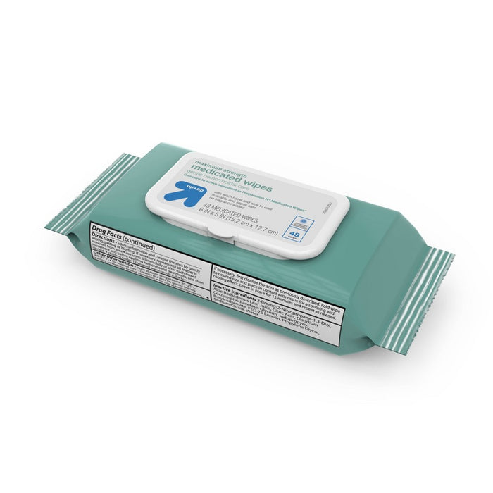 Medicated Hemorrhoid Wipes - 96ct - Up&Up