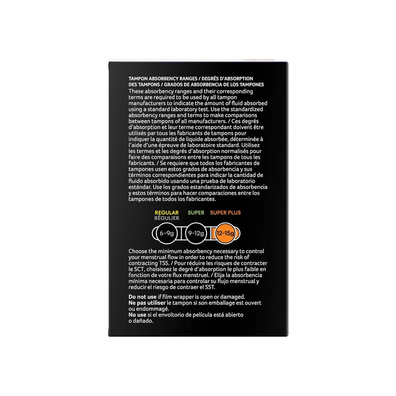U by Kotex Click Super Plus Absorbency Fragrance-Free Compact Tampons - 32ct