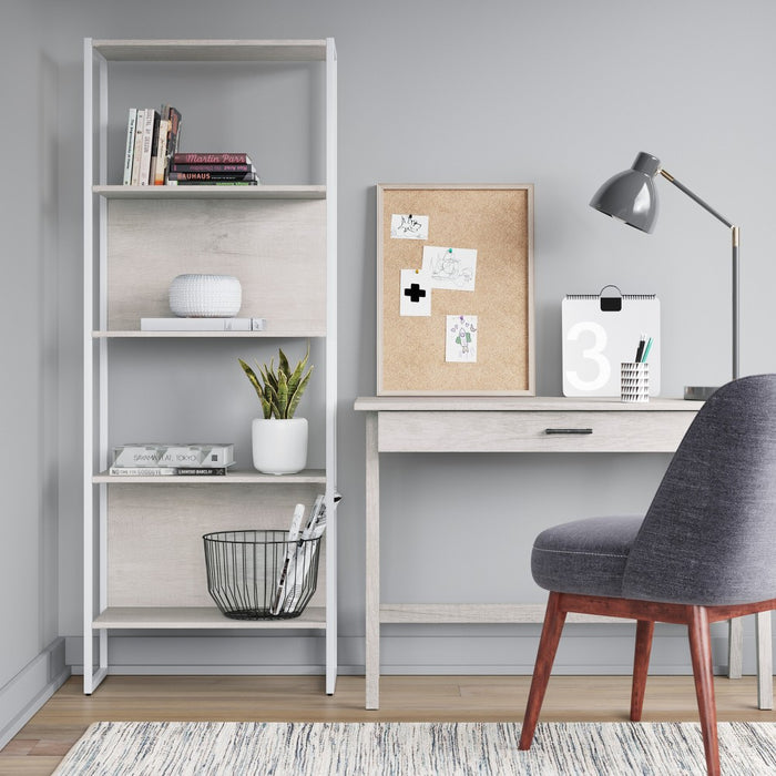 Paulo Wood Writing Desk with Drawer White Wash - Project 62 (LOCAL PICKUP ONLY)