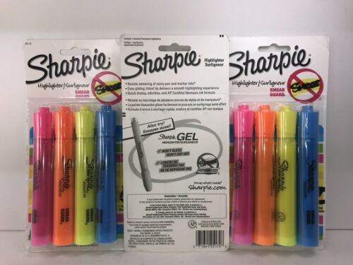 Sanford Ink Corporation : Major Accent Highlighter, Chisel Point, 4/PK