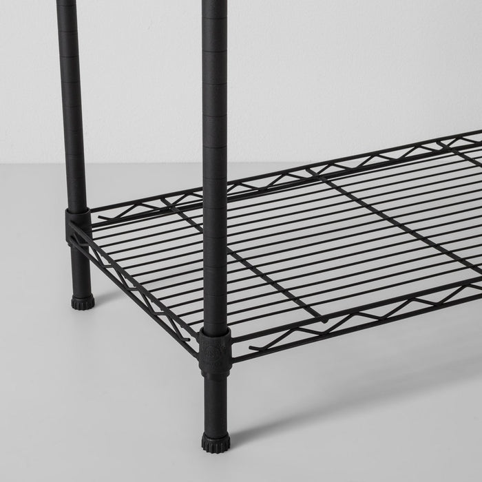 3 Tier Wire Shelf Black - Made By Design
