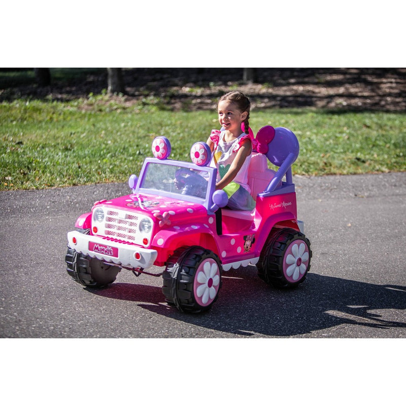 KidTrax 6V Minnie Mouse Flower Power 4x4 Powered Ride-On - Pink (LOCAL PICKUP ONLY)