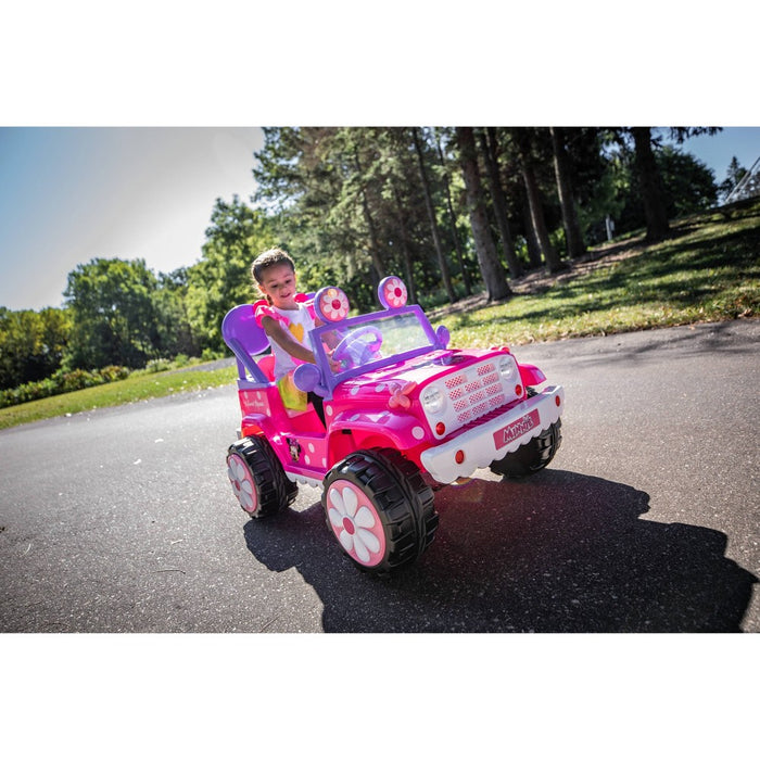 KidTrax 6V Minnie Mouse Flower Power 4x4 Powered Ride-On - Pink (LOCAL PICKUP ONLY)