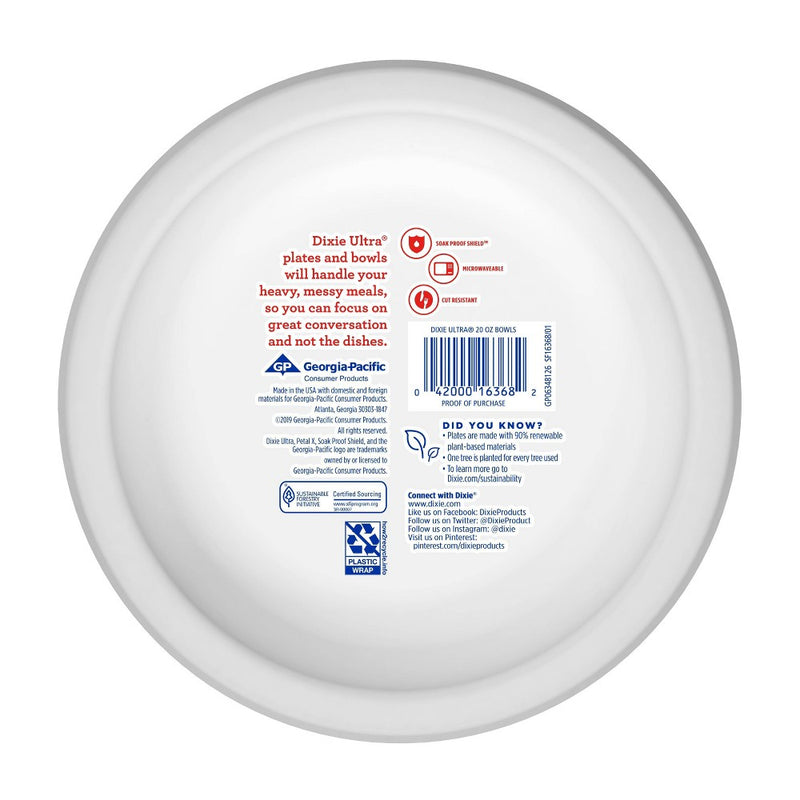 Dixie Ultra Eclectic Stars Paper Bowls - 24ct/20oz